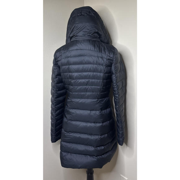 Lululemon Down For It All Long Jacket Hooded Black Puffer Coat Women’s Size 6 - Picture 6 of 12